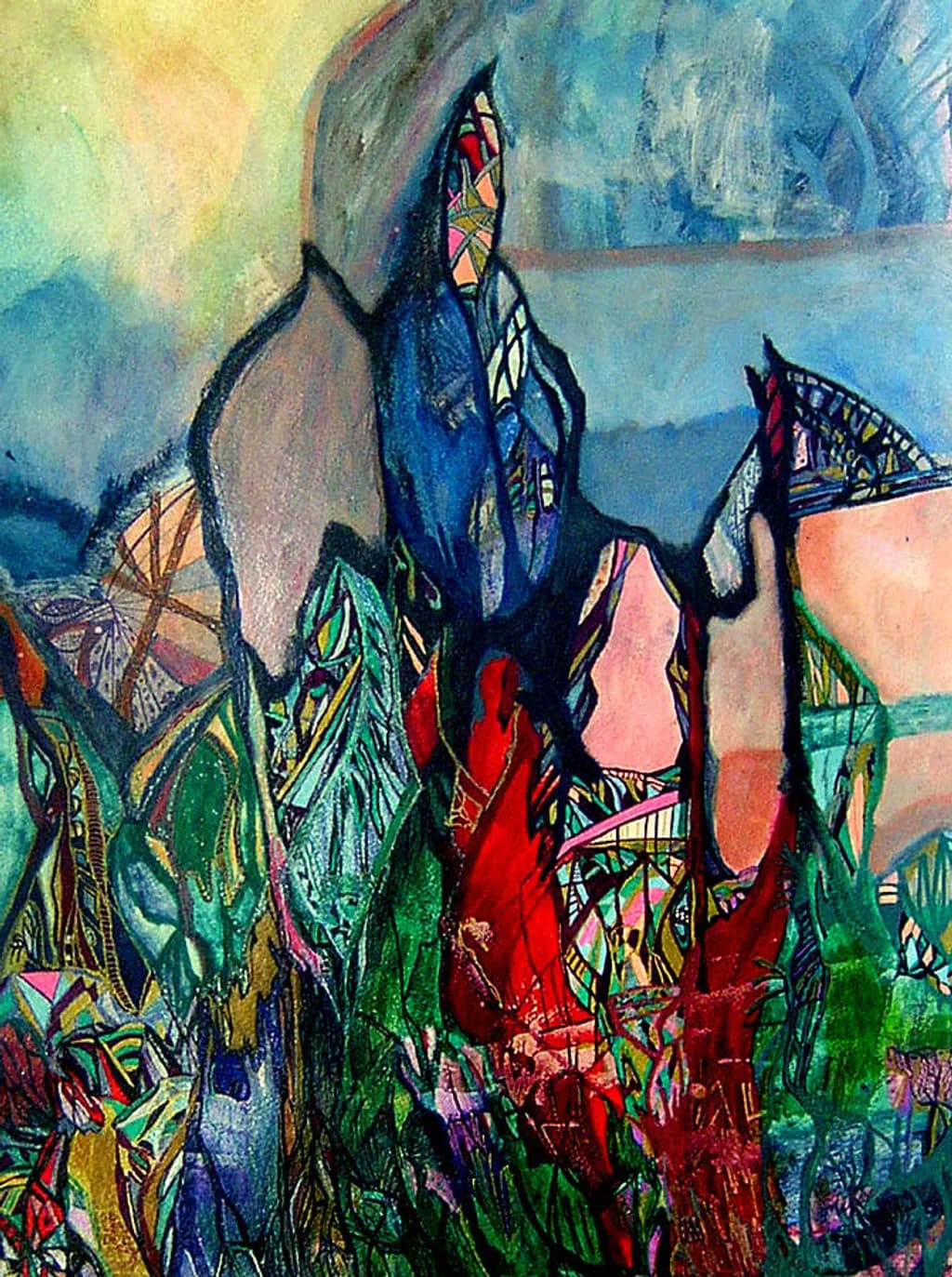 Stained Glass Figures