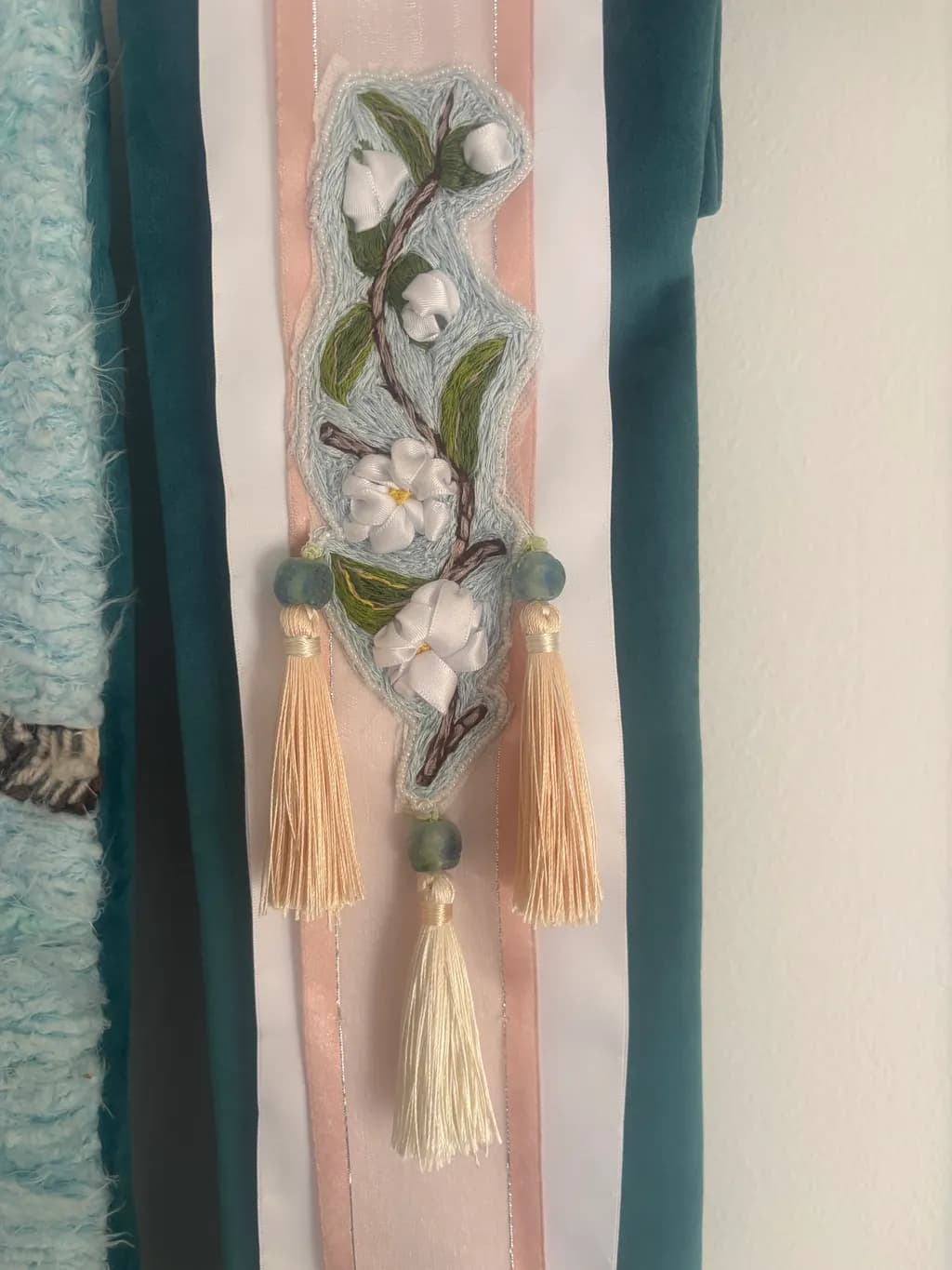 Floral Tassel Embroidery