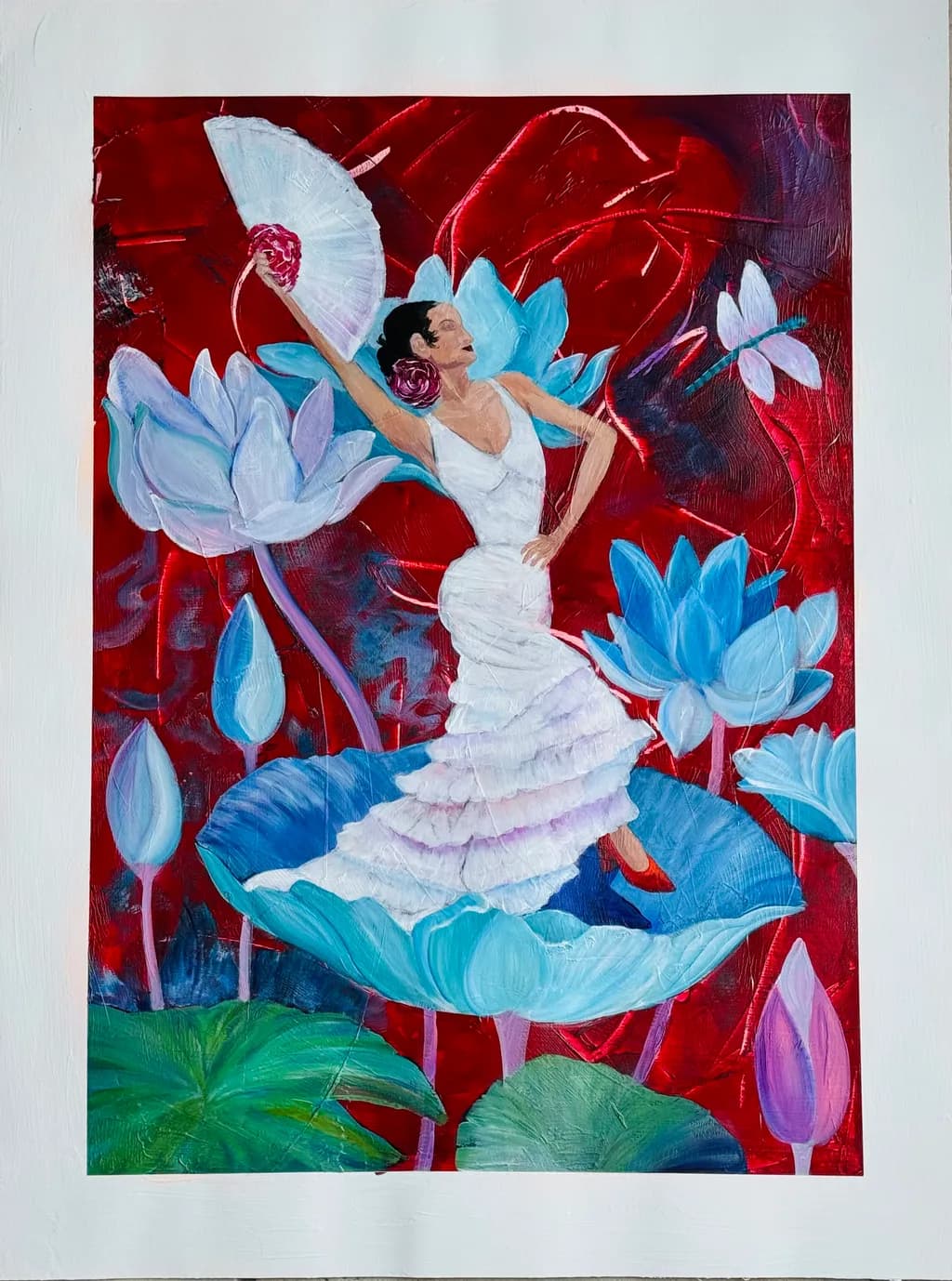 Lotus Dancer in Red