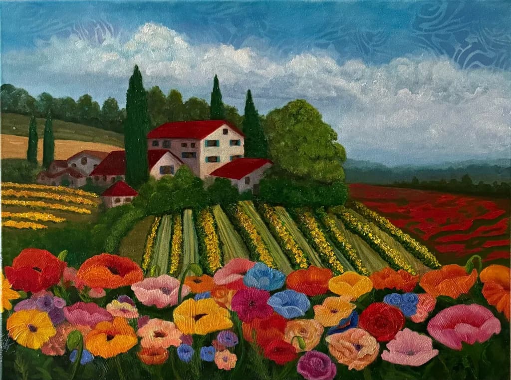 Tuscan Flower Fields