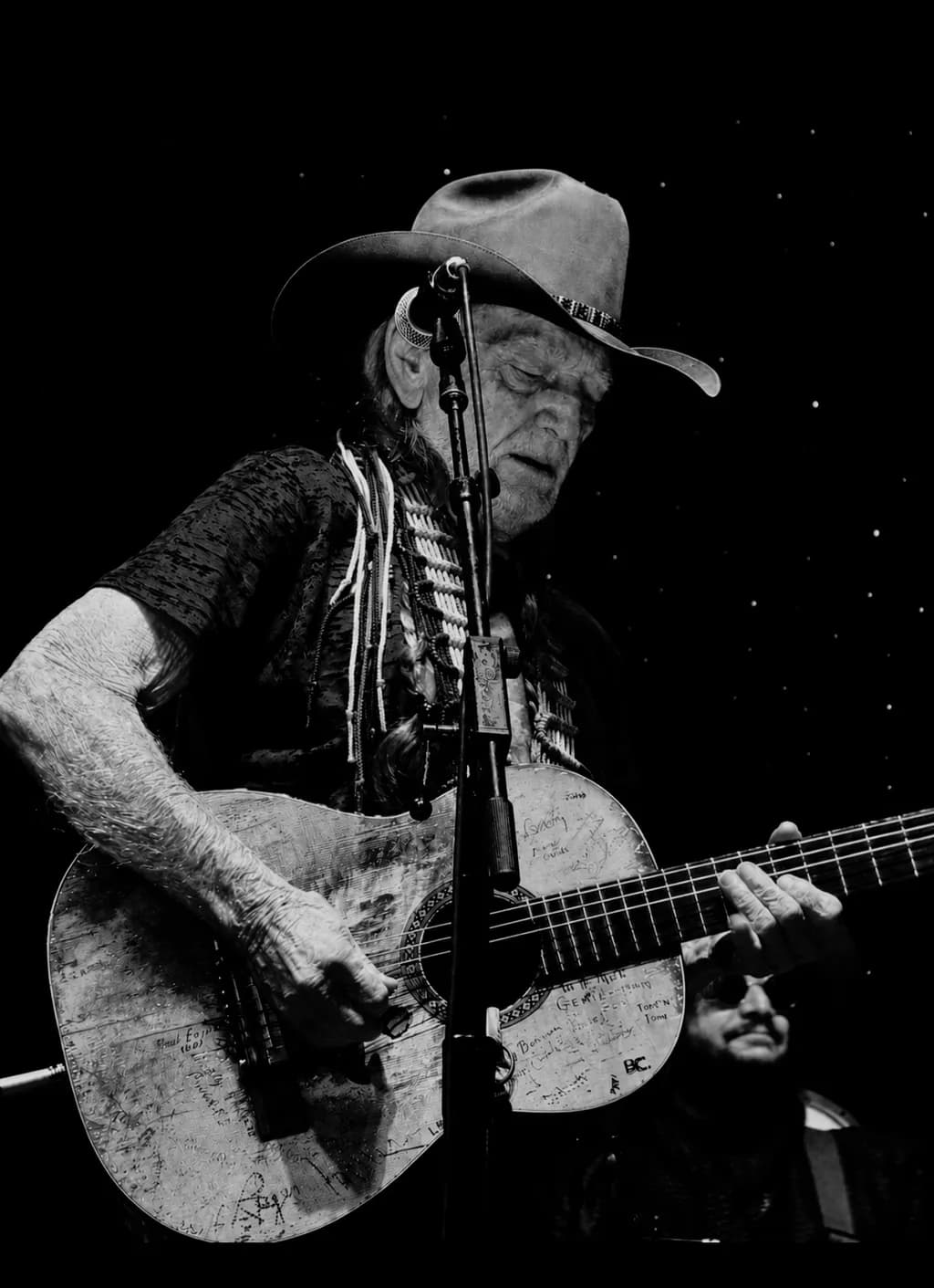 Monochrome Cowboy Guitarist
