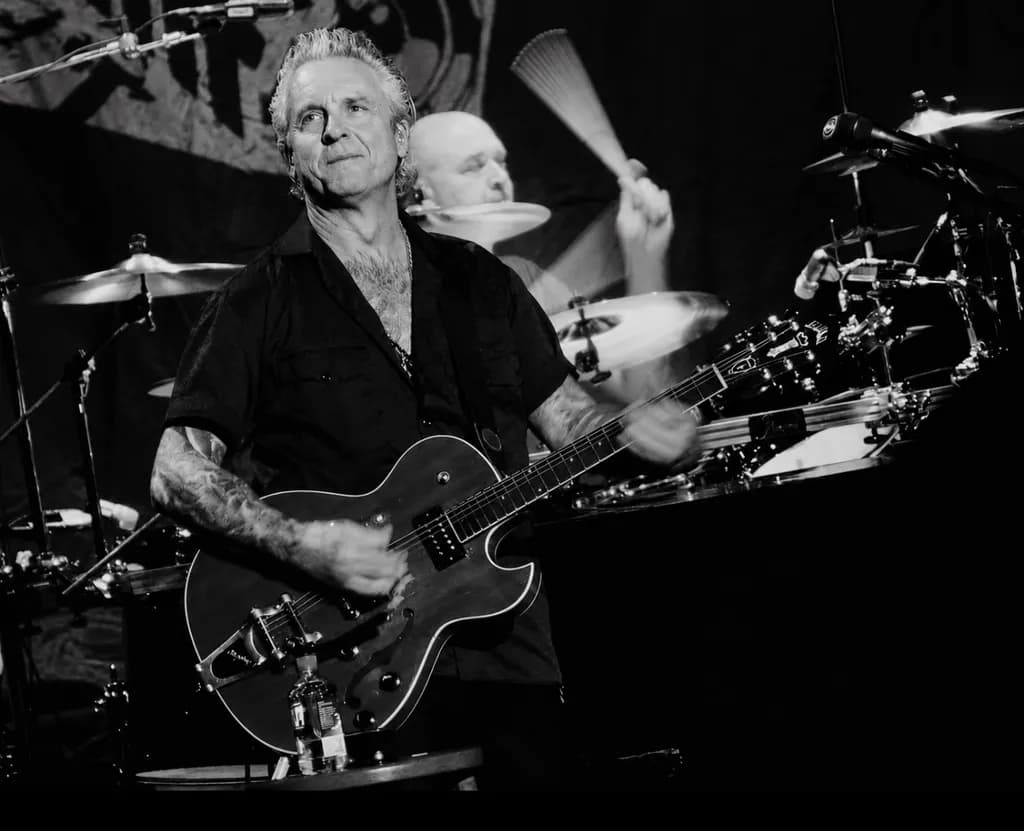 Monochrome Concert Guitarist