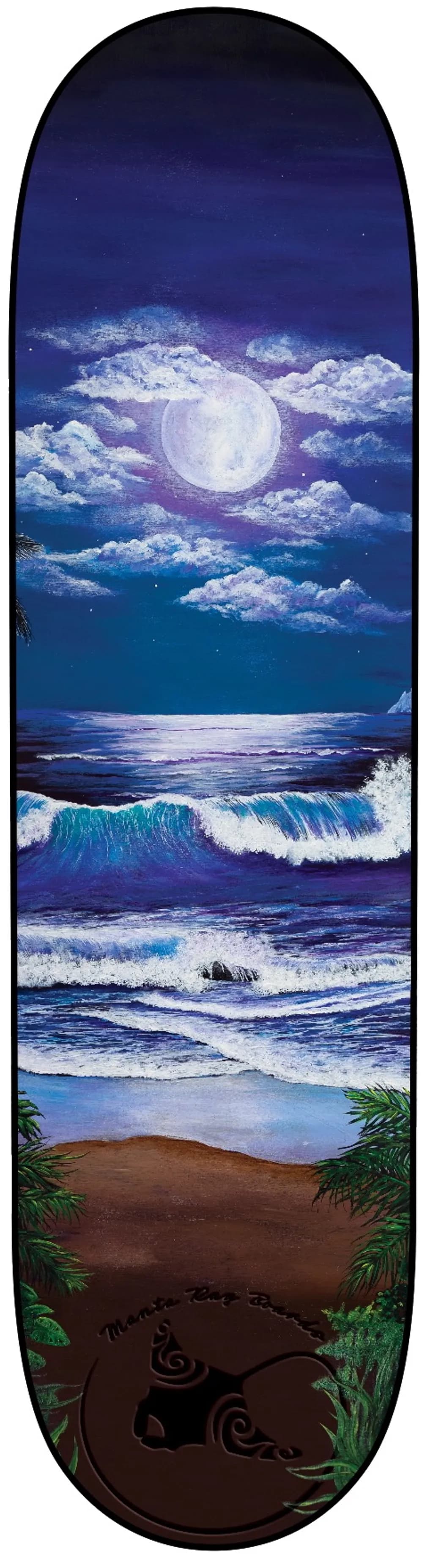 Moonlit Ocean Waves