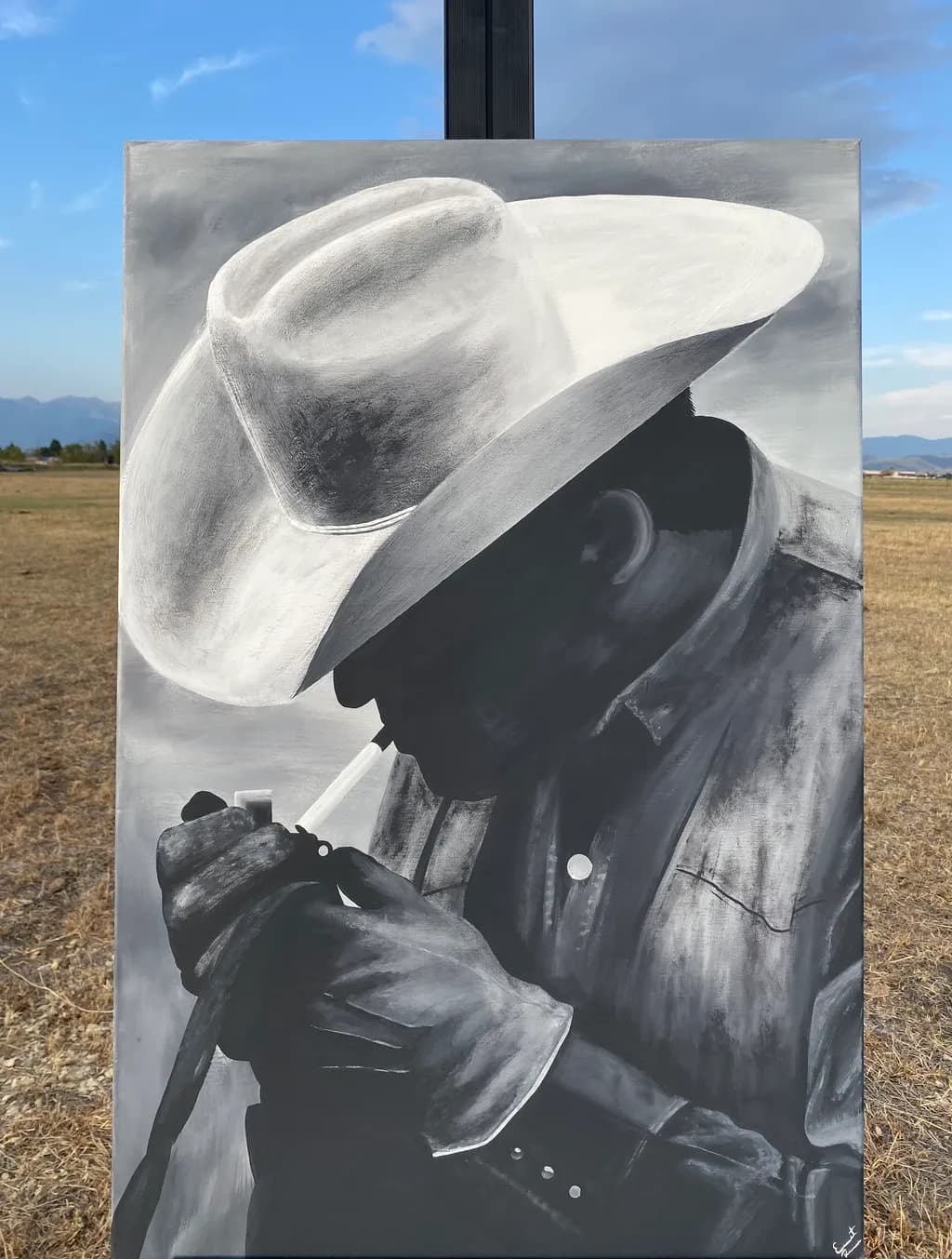 Shadowed Cowboy Flame
