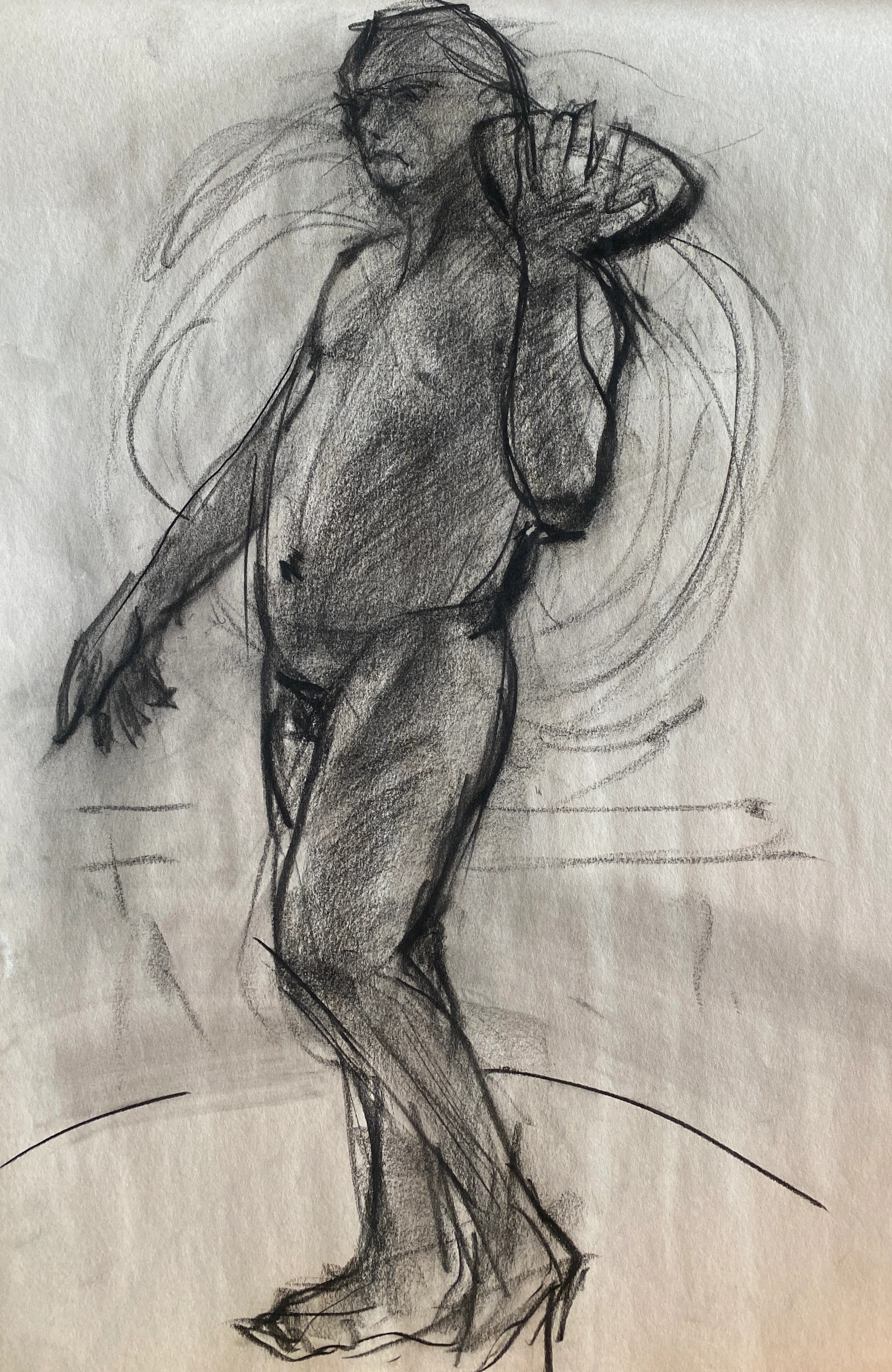 Charcoal Fashion Figure