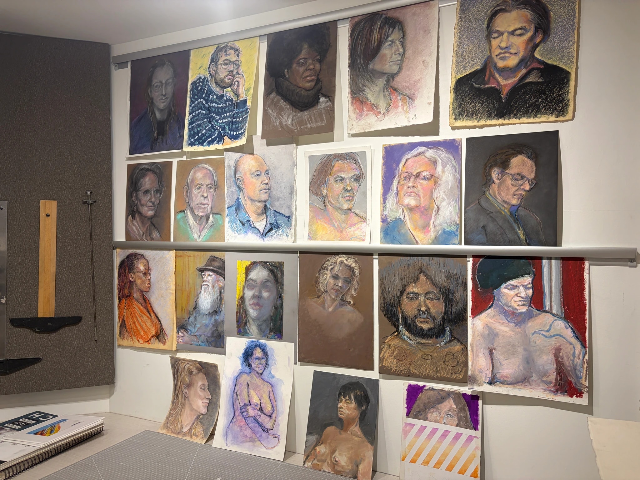 Portrait Study Wall