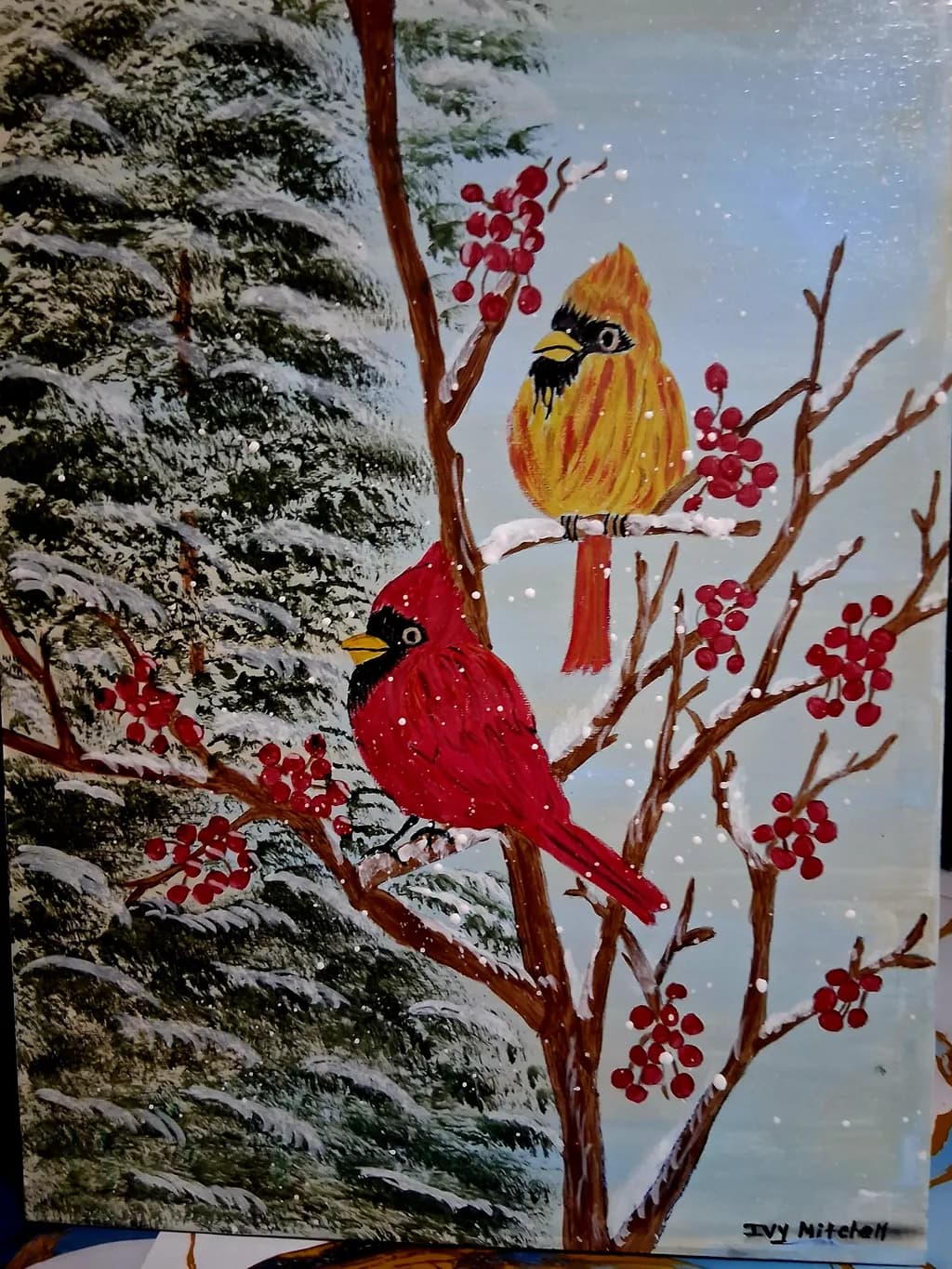 Winter Cardinals