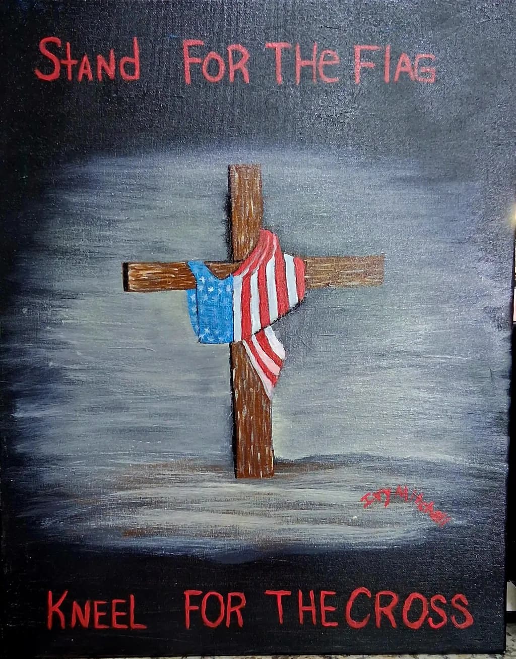 Stand for the Flag, Kneel for the Cross