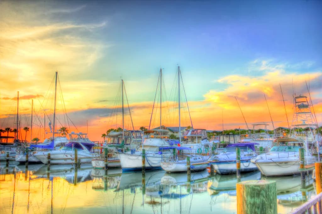 Dunedin Marina Afterglow