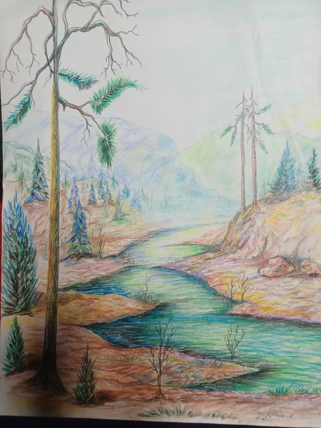 Mountain Stream Panorama