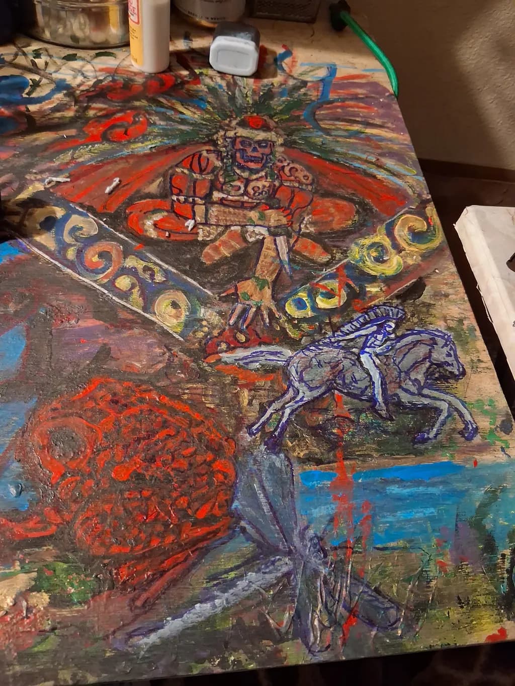 Aztec Warrior and Rider