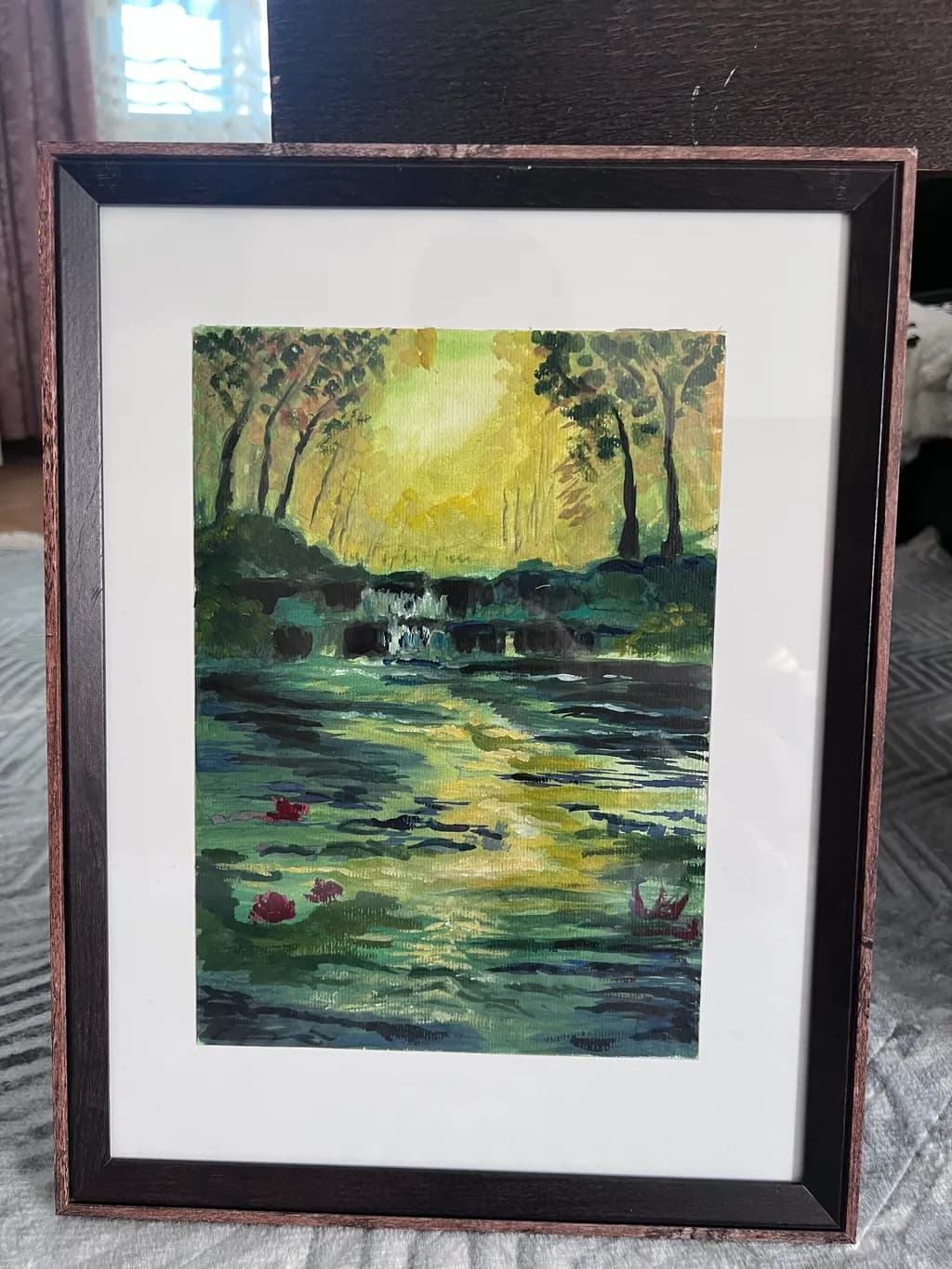 Golden Stream Reflections