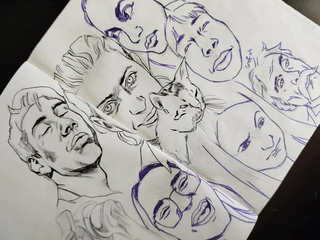 Faces in Ink