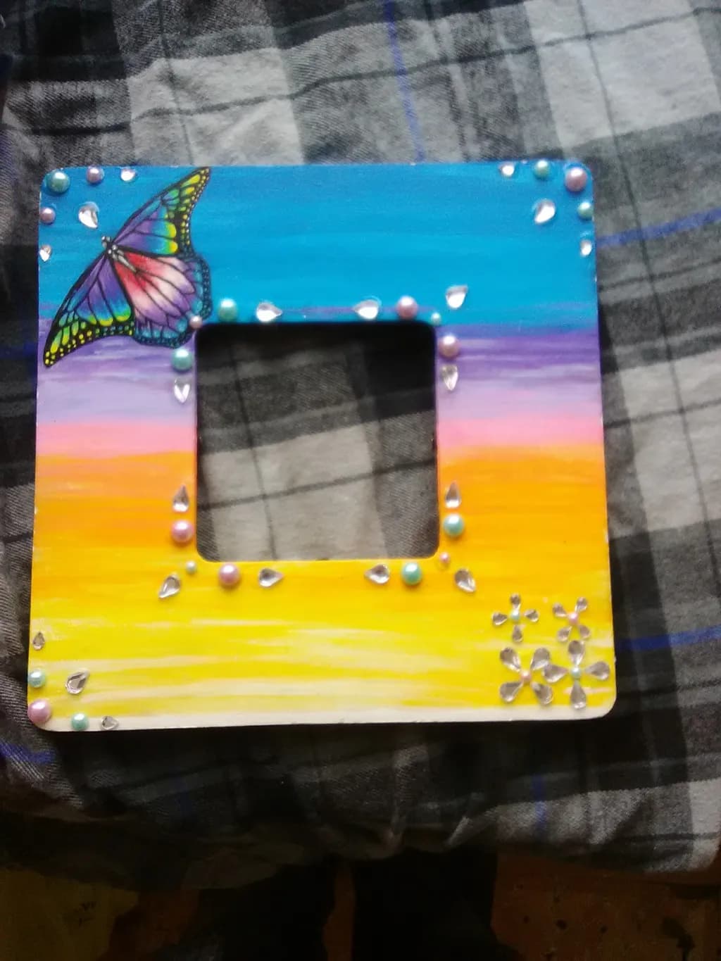 Butterfly Sunset Switch Cover