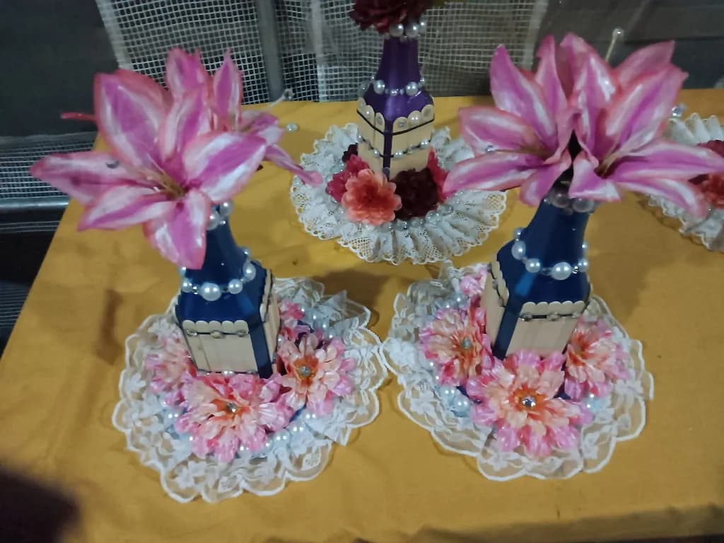 Pearl Blossom Centerpieces