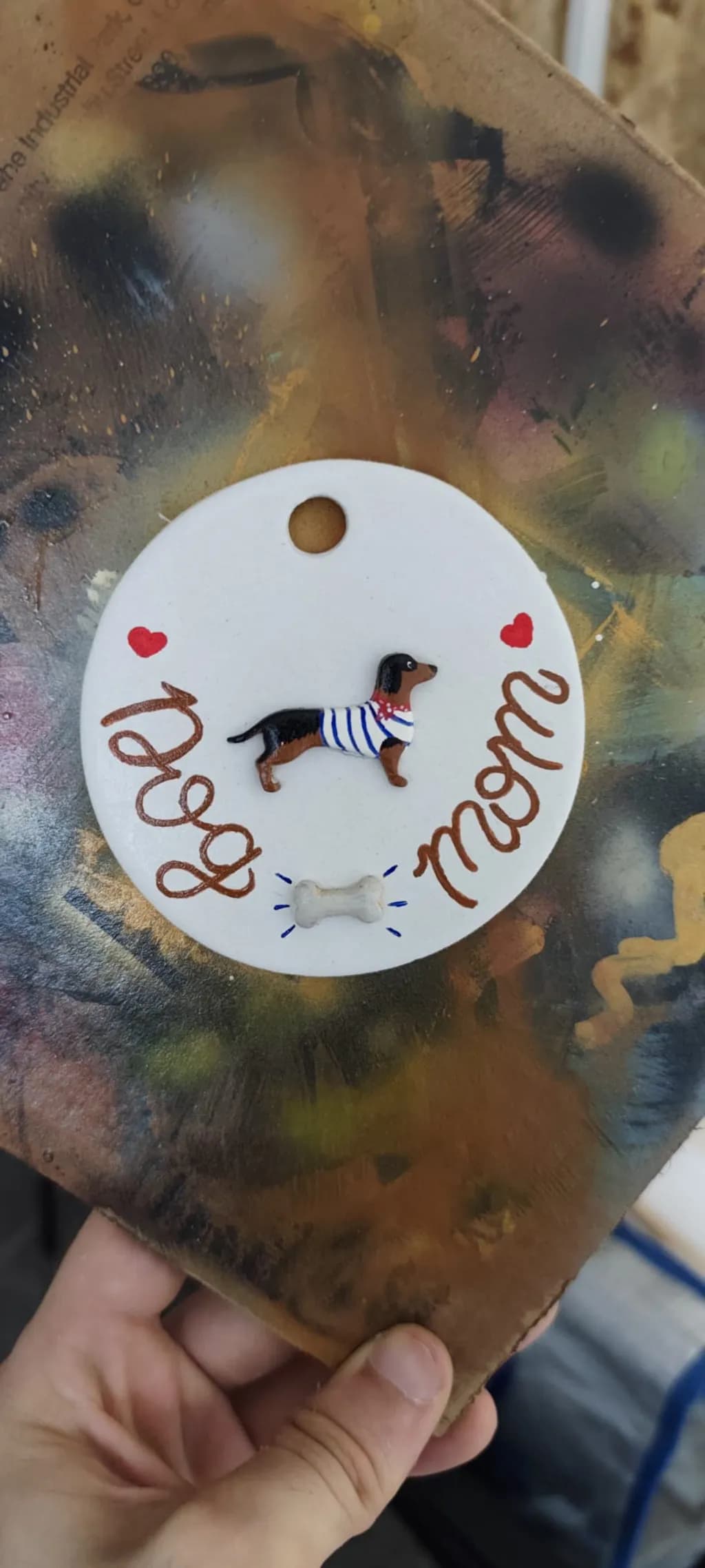 Dachshund Mom Tag