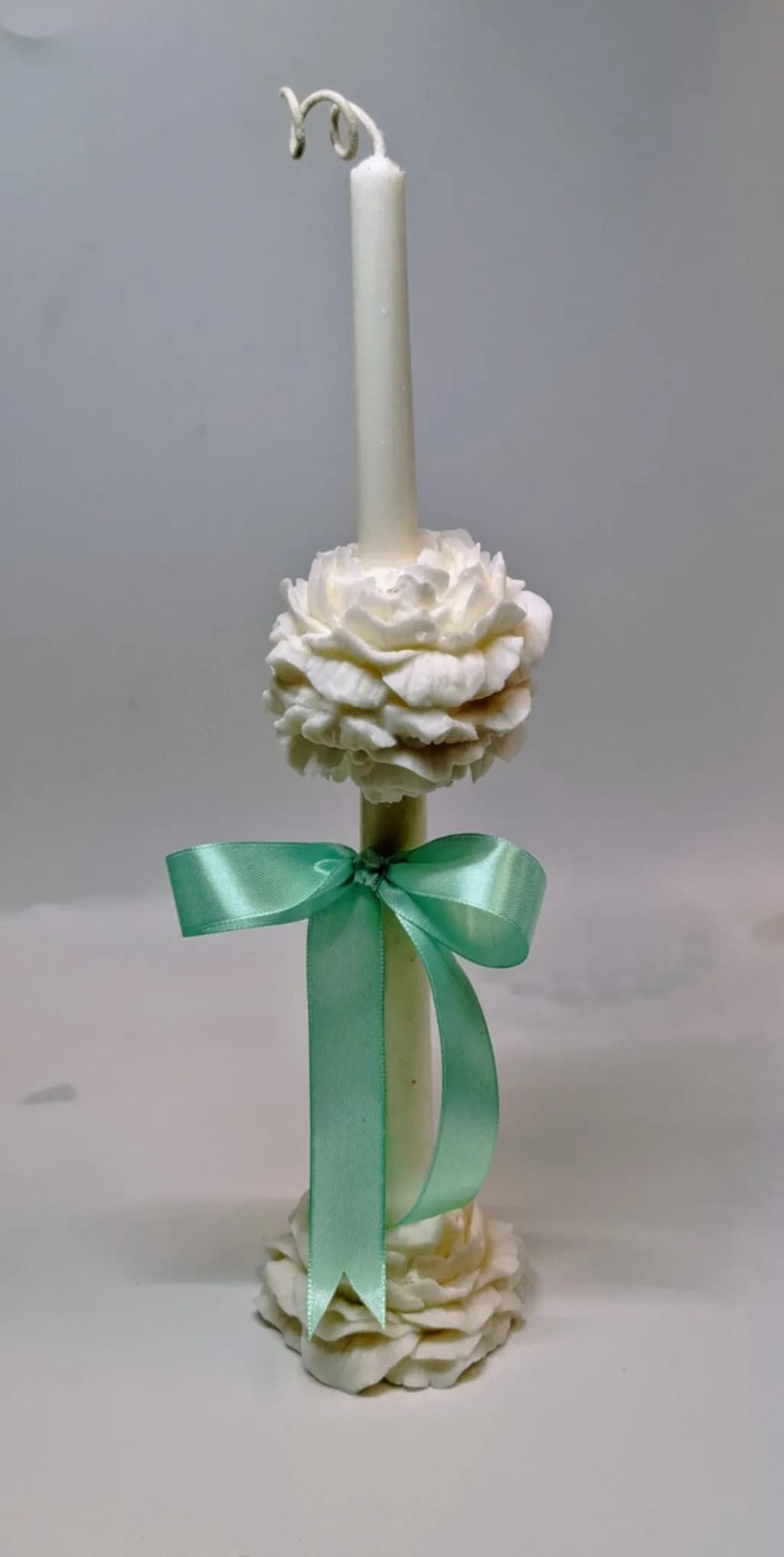 Floral Ribbon Candle