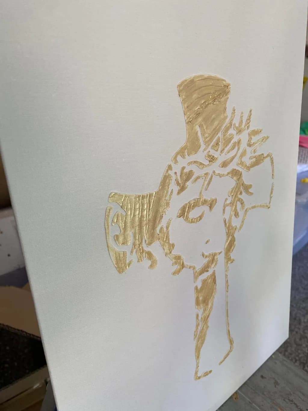 Abstract Gold Profile
