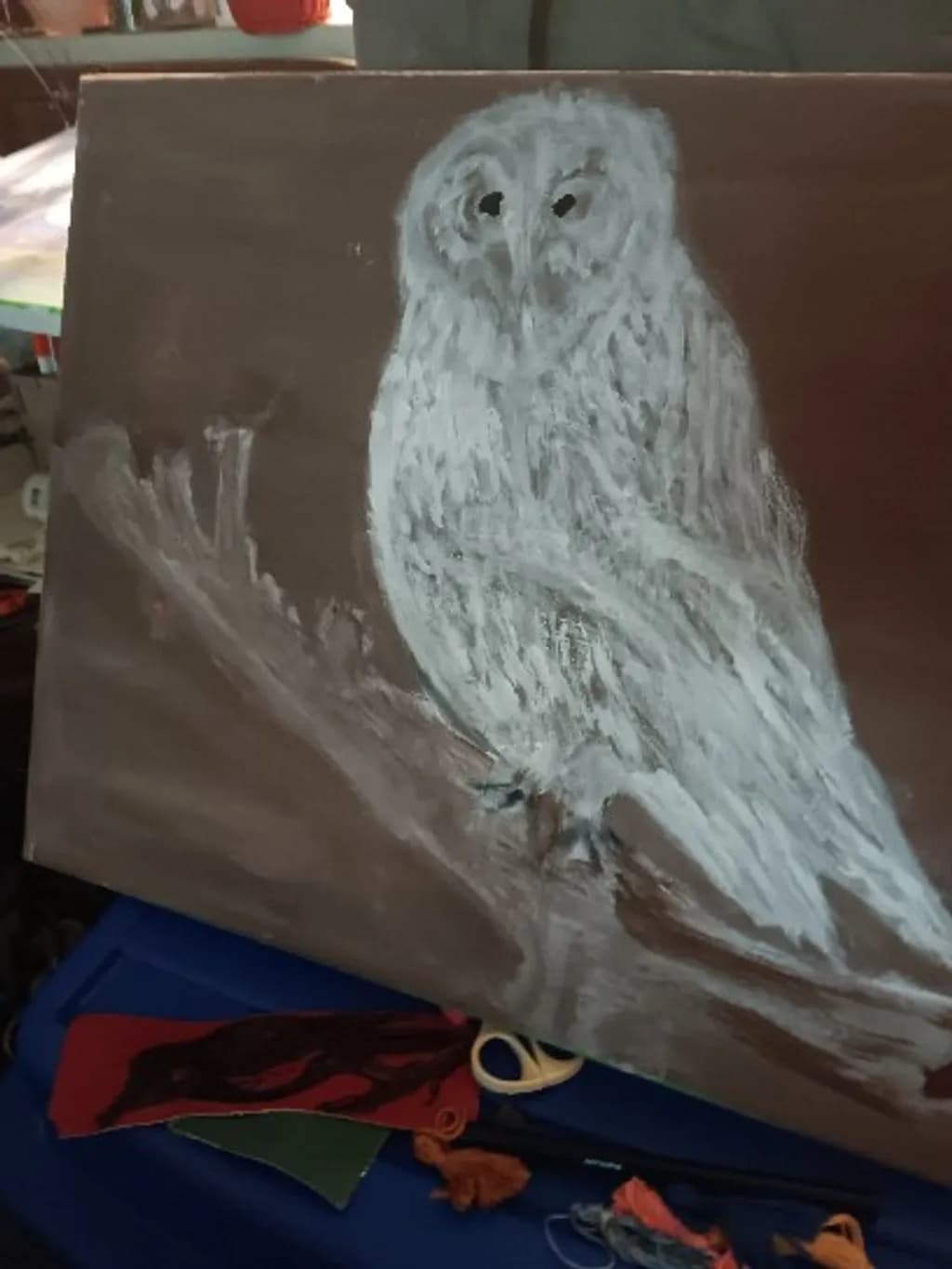 Ghostly Owl Perch