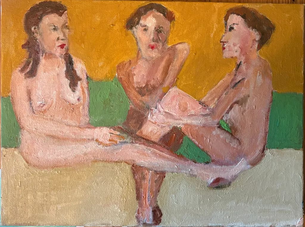 Three Figures in Dialogue