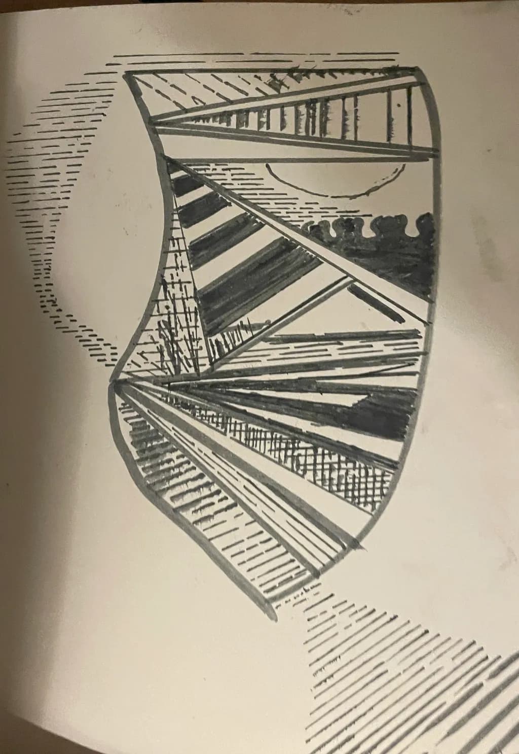 Fragmented Horizon