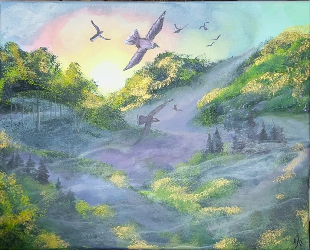 Misty Dawn Flight