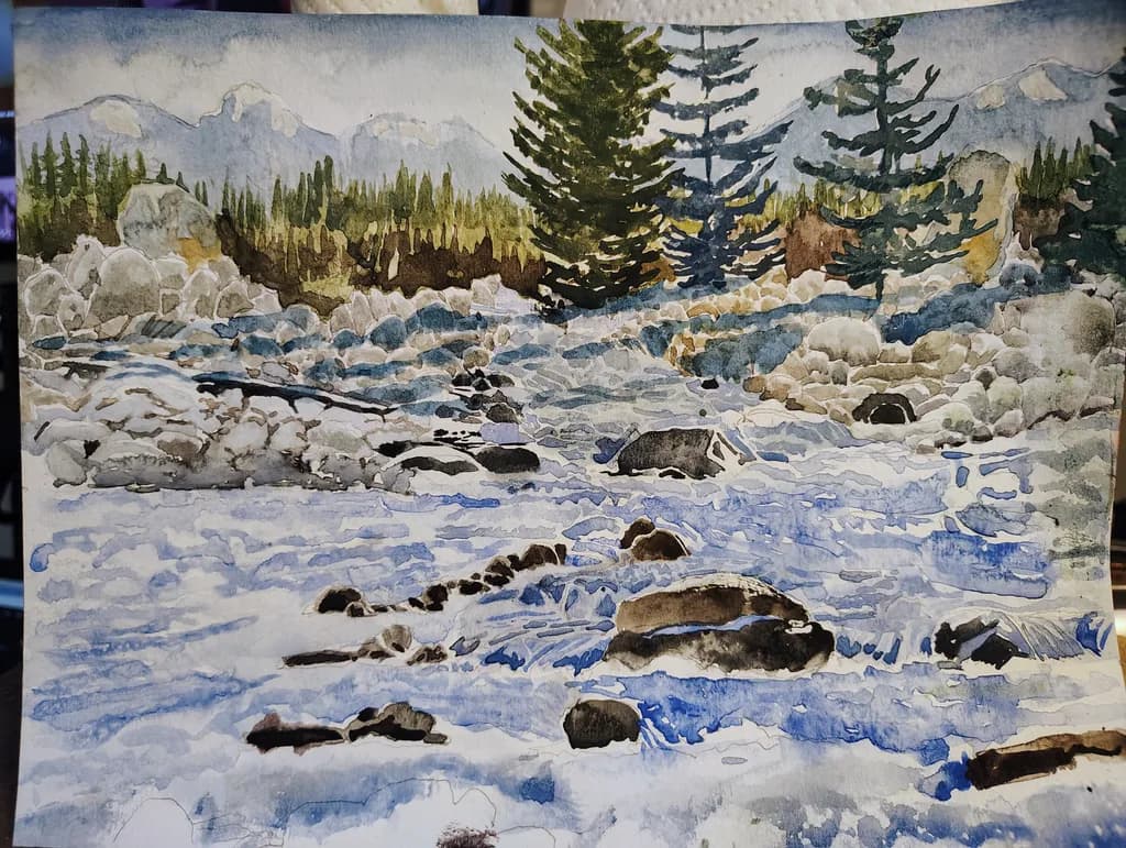 Mountain Stream Flow