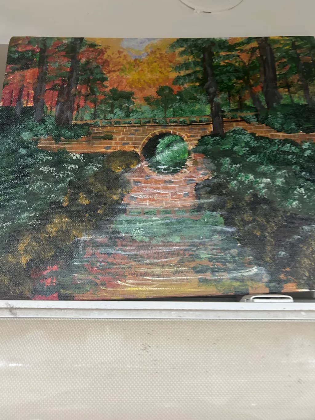 Autumn Stone Bridge