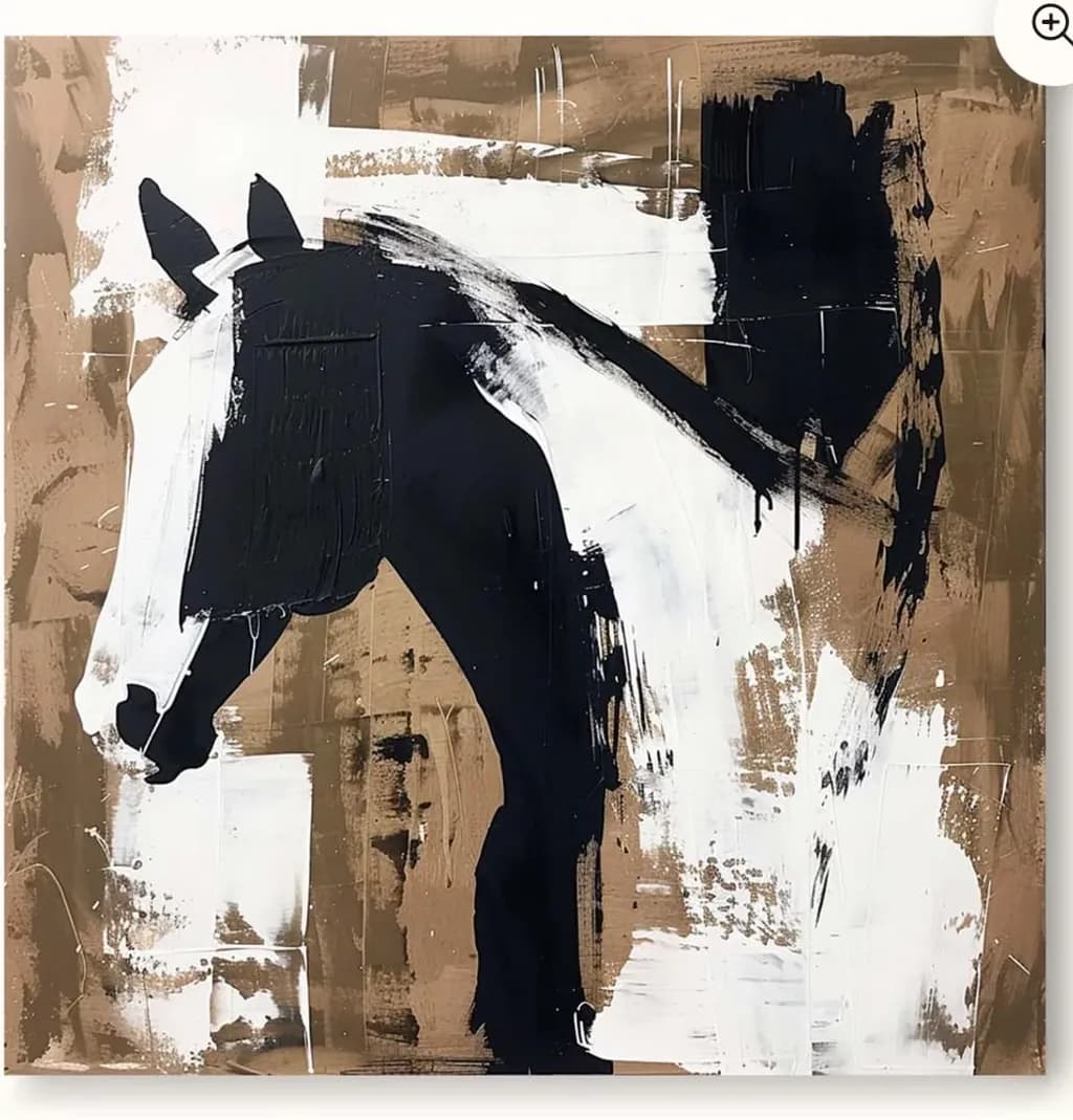 Monochrome Equine