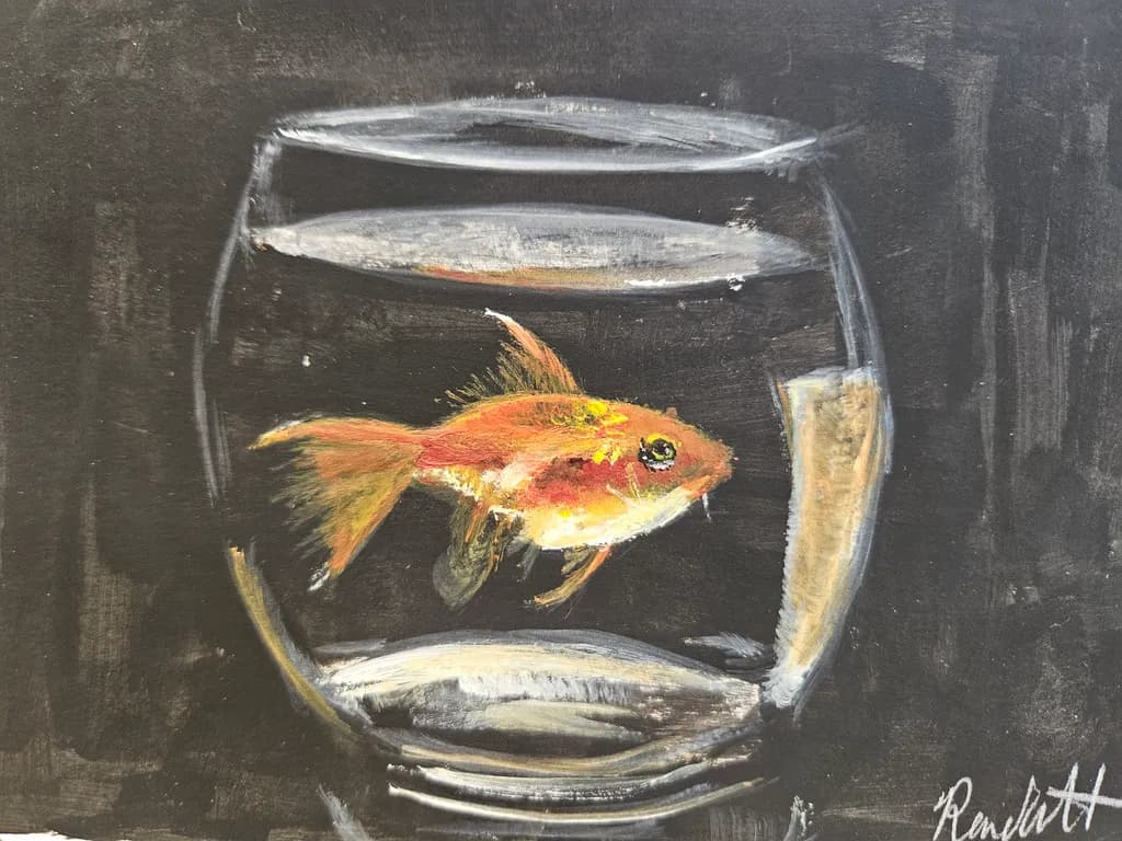Goldfish Reflection