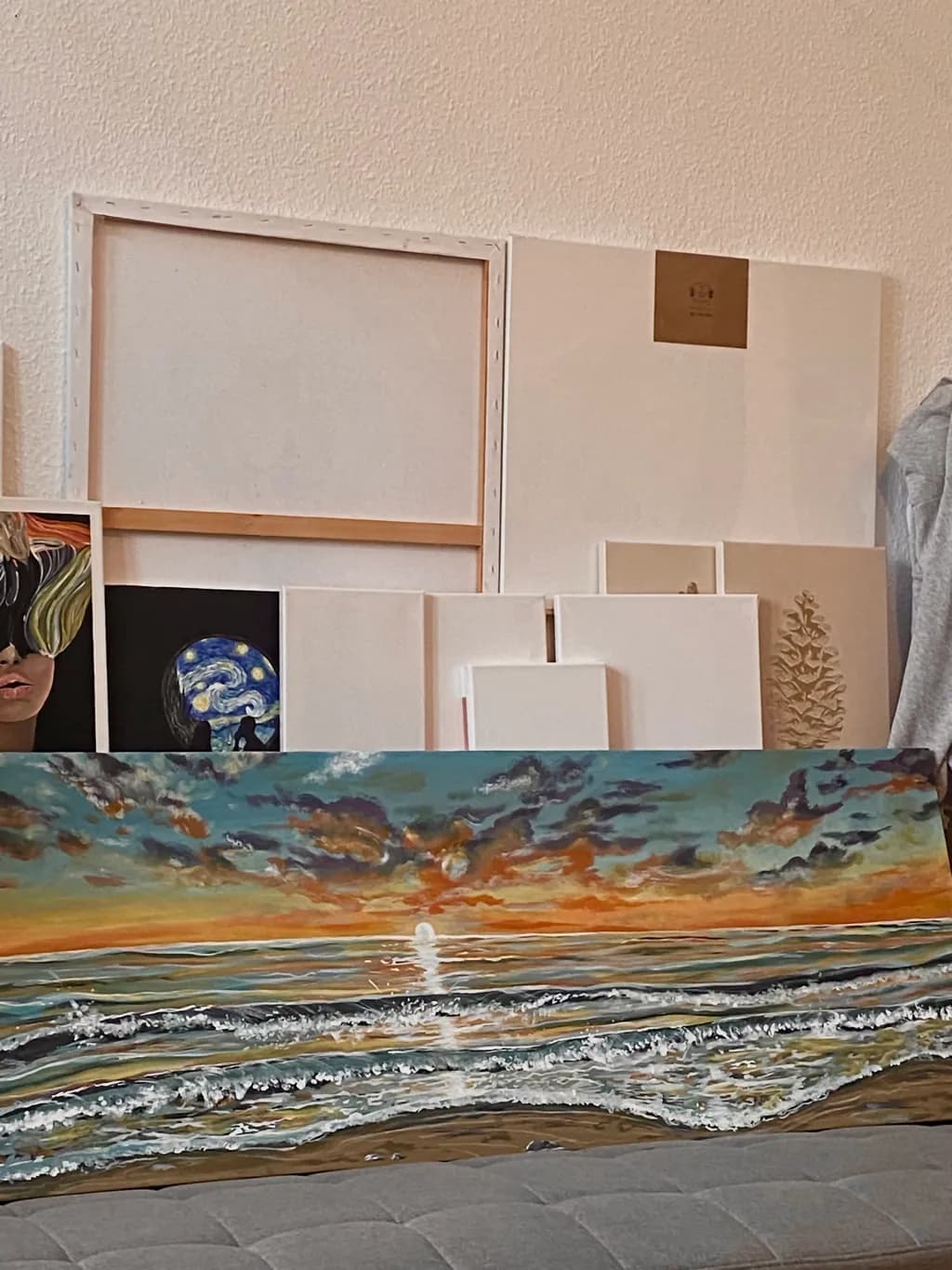 Crashing Sunset Waves