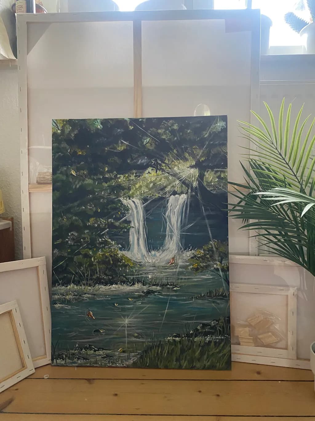 Radiant Waterfall Glow