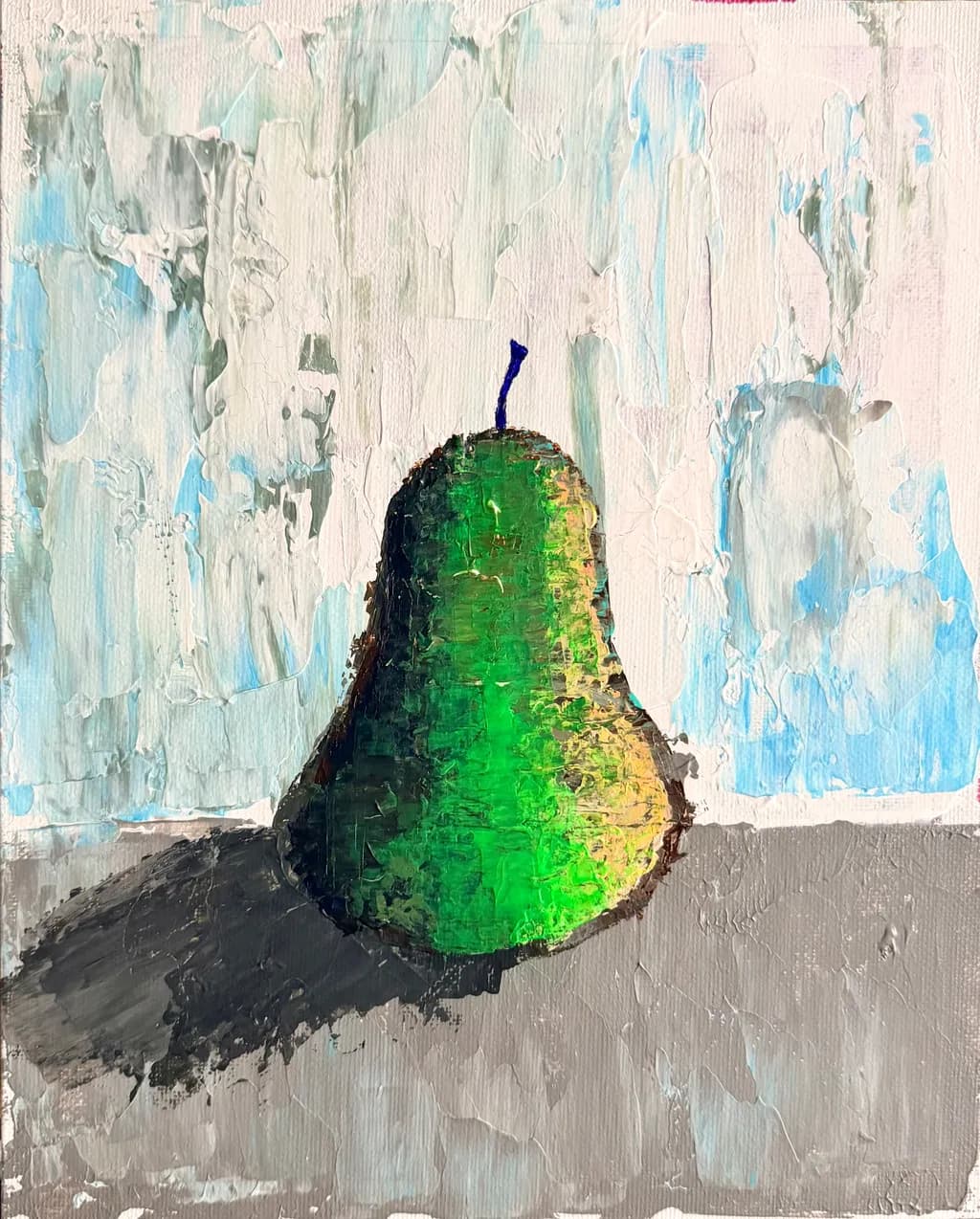 Textured Green Pear