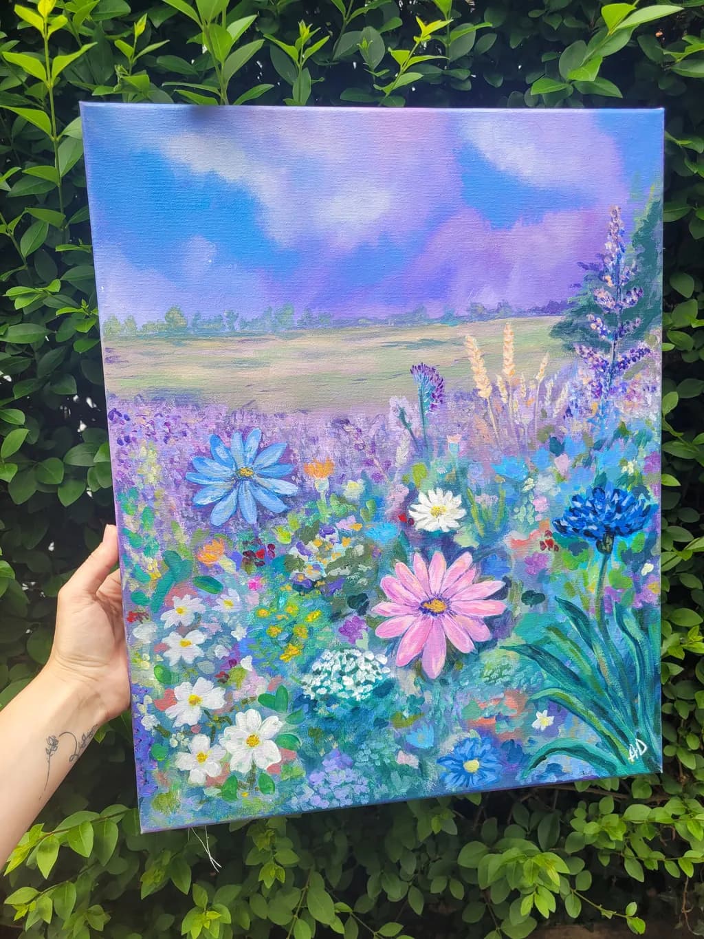 Lavender Meadow Bloom