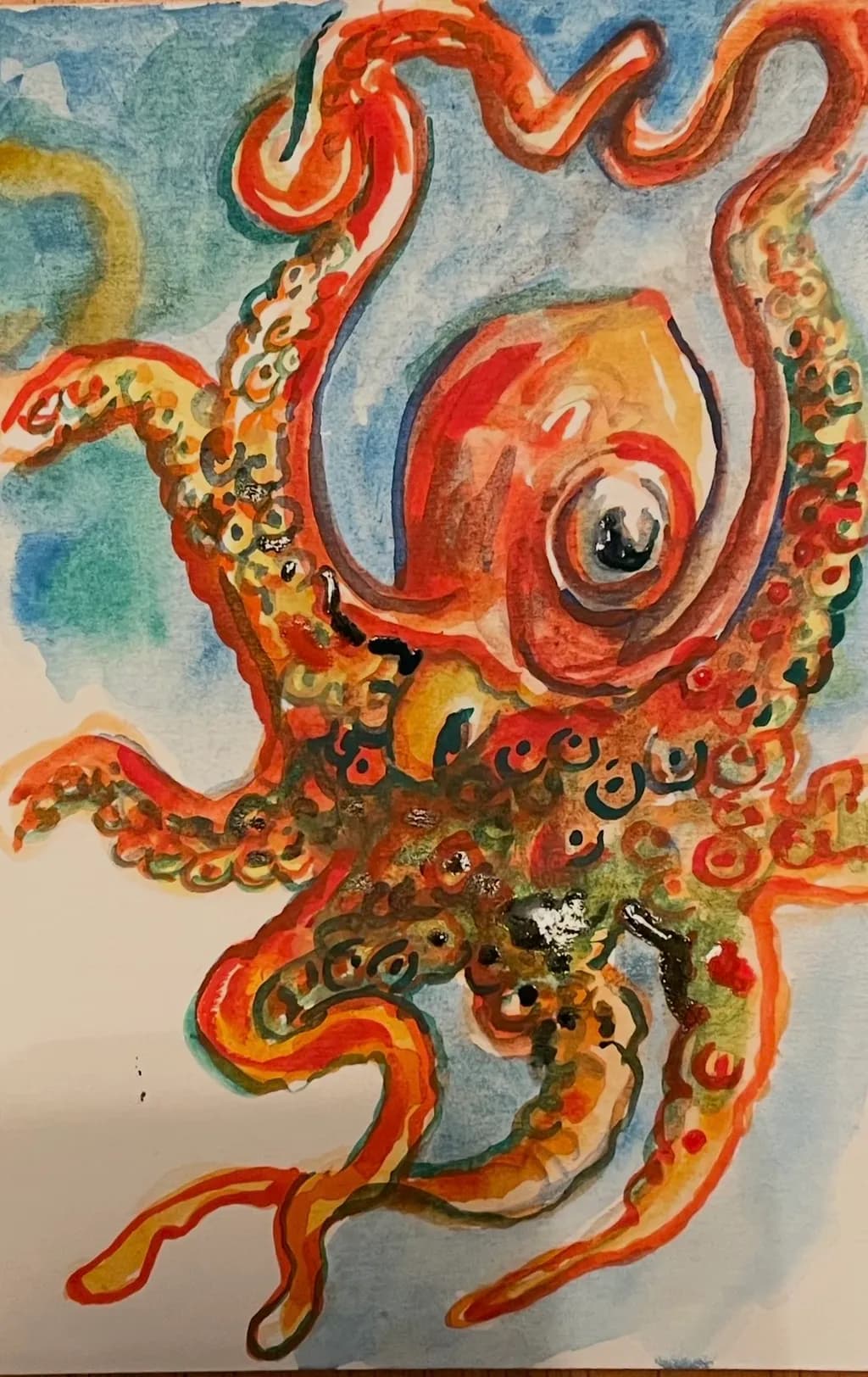 Colorful Octopus Swirl