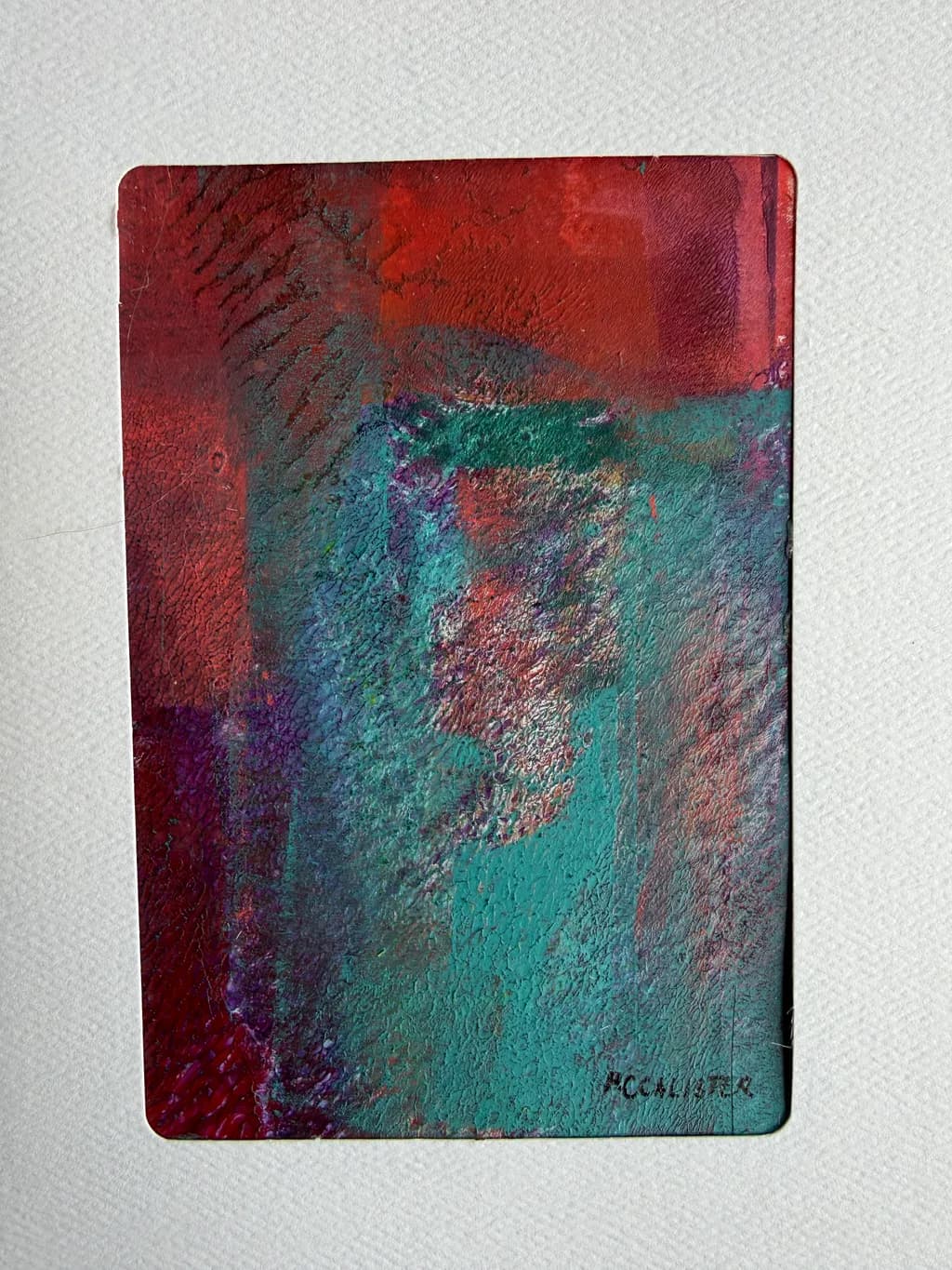 Crimson and Teal Layers