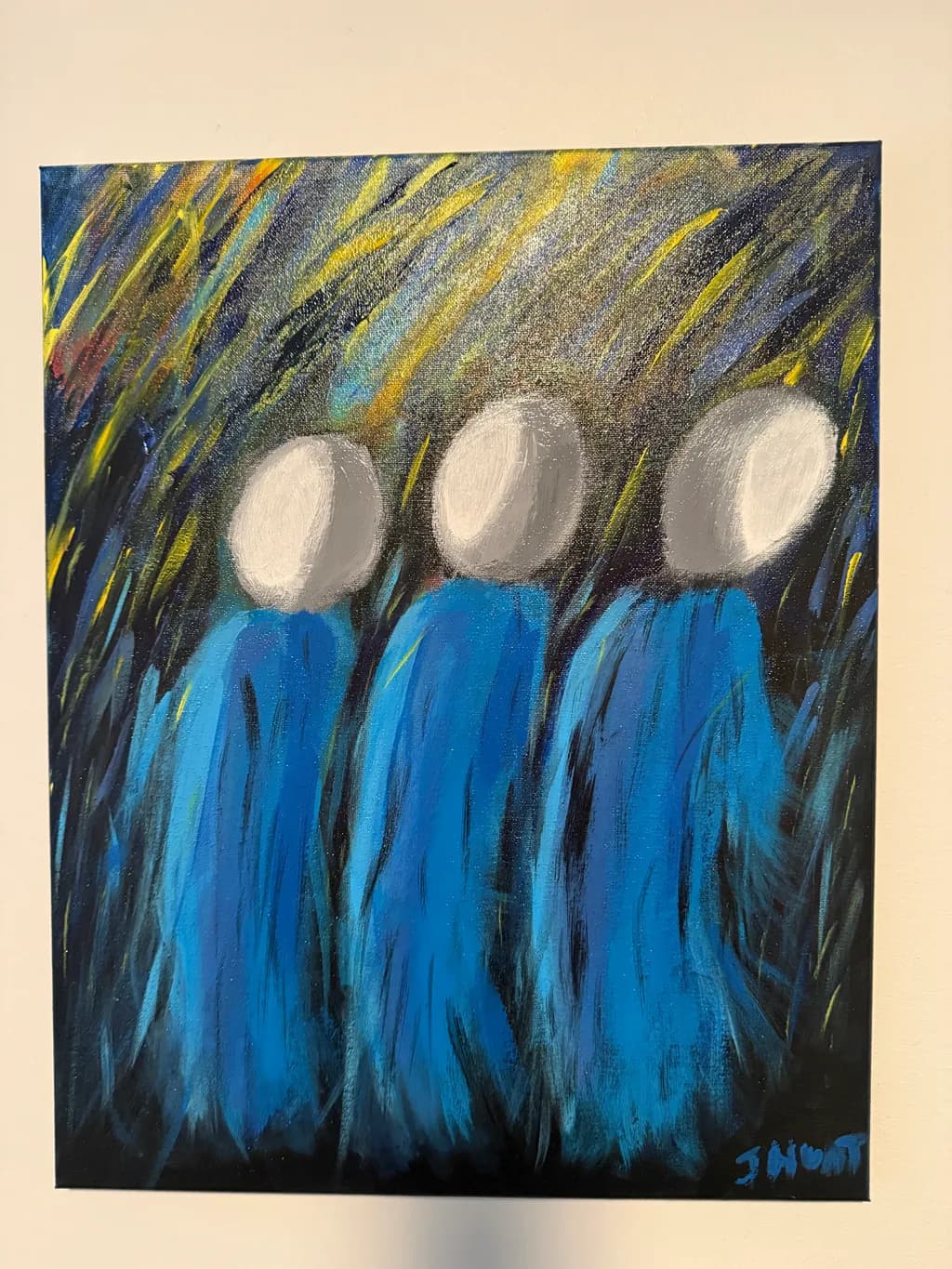 Blue Silhouettes