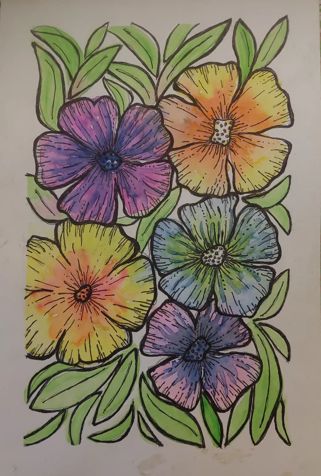 Colorful Garden Blooms