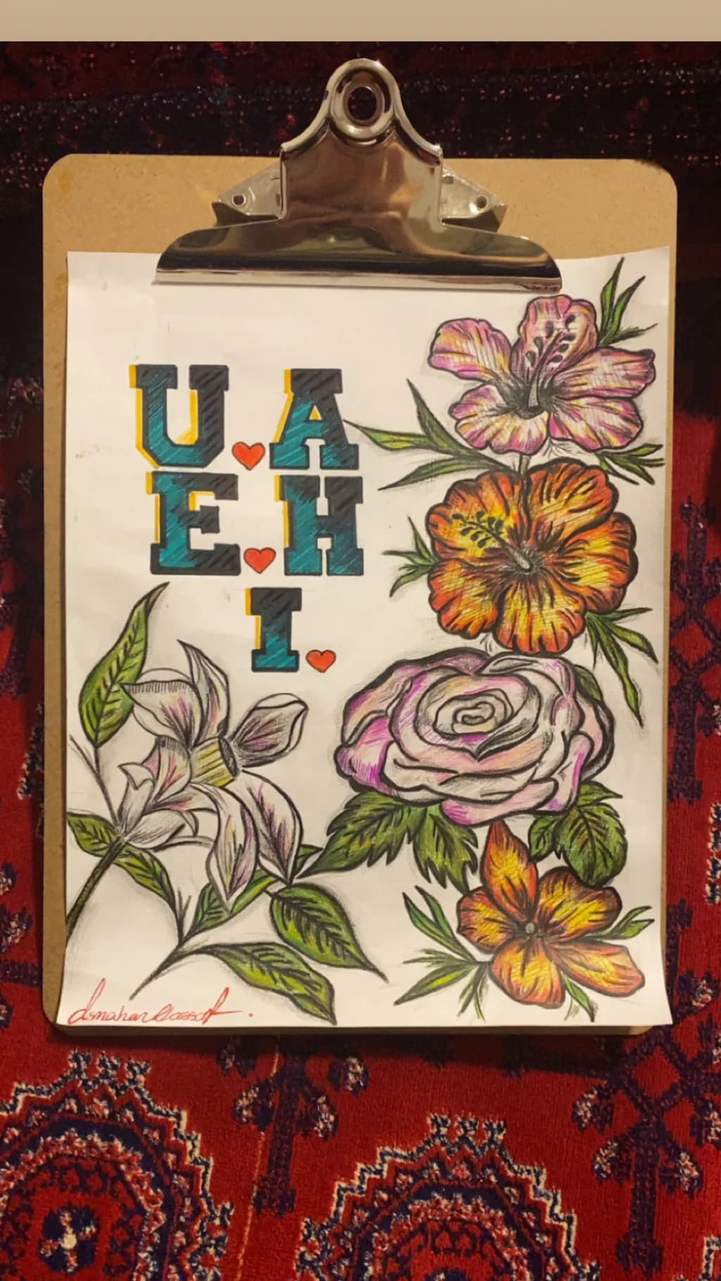 Floral Typography