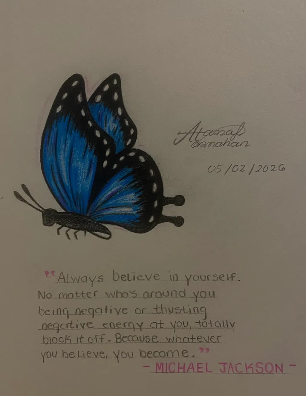 Blue Monarch Inspiration