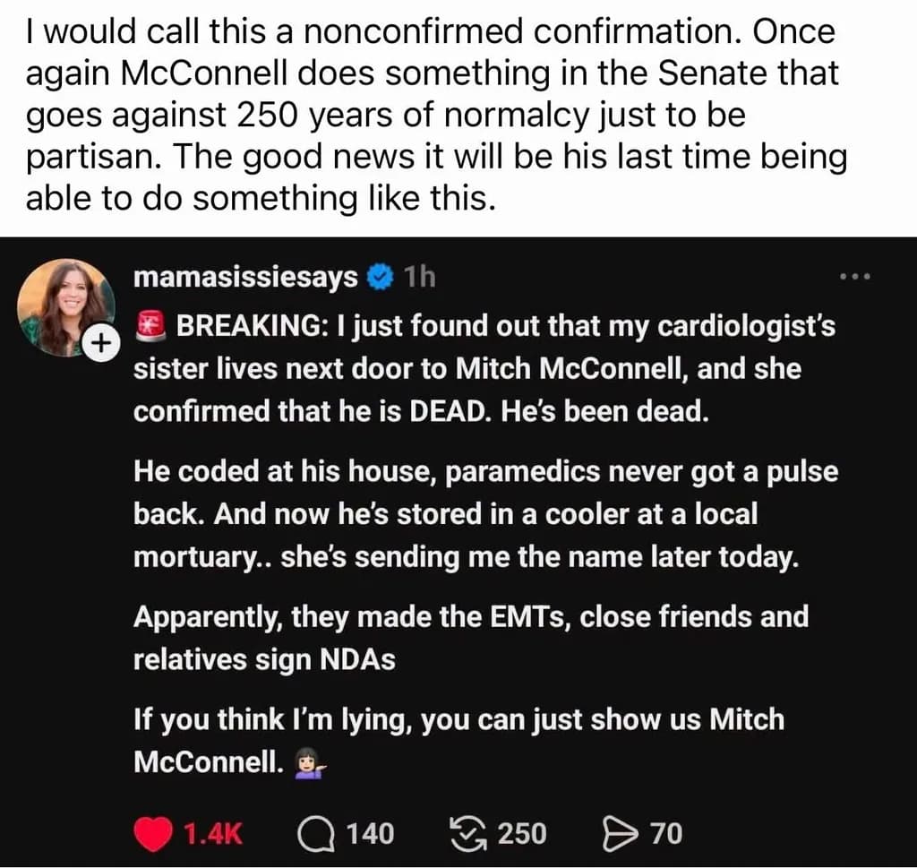 Nonconfirmed Confirmation