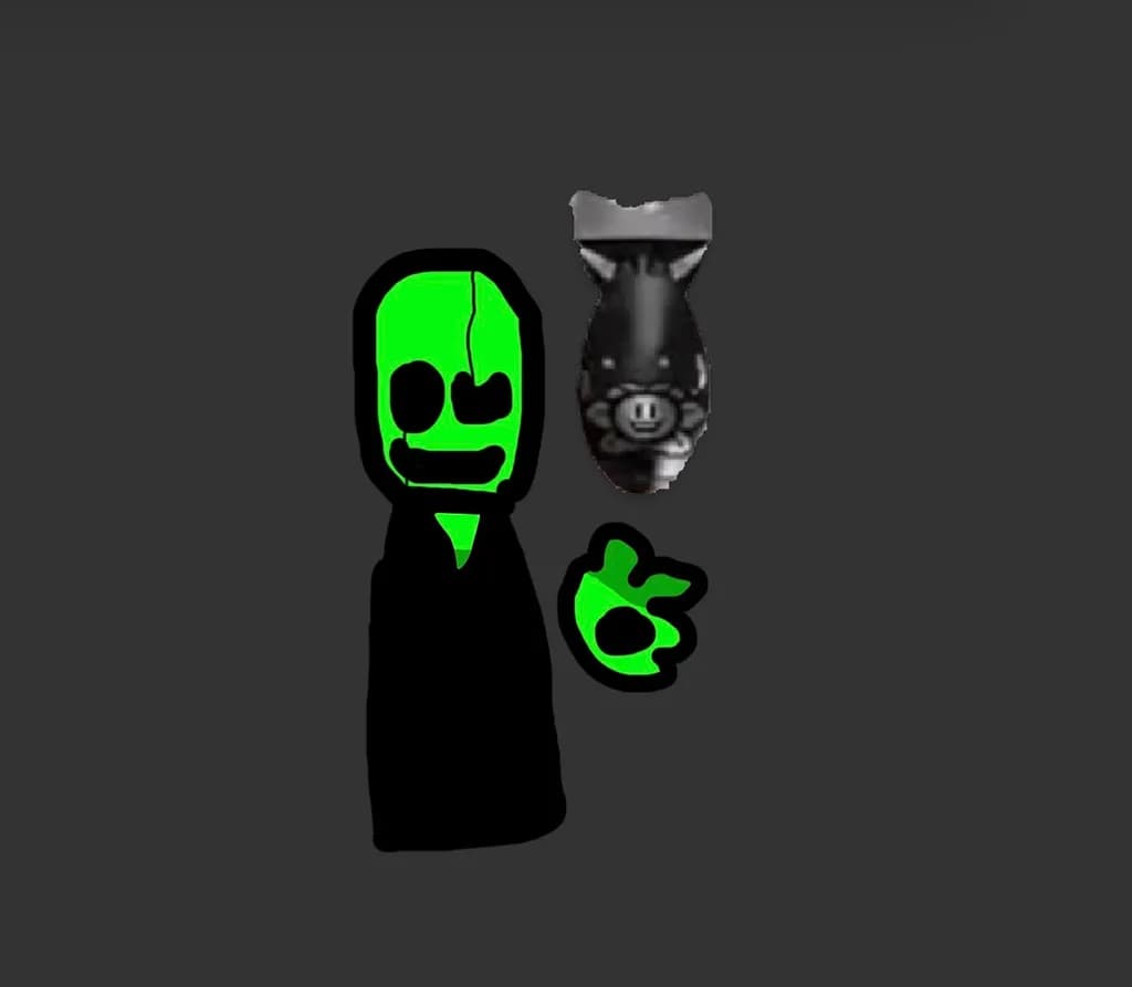 Alien Bomb Cartoon