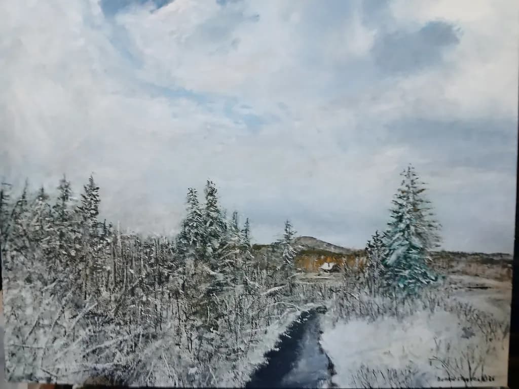 Winter Forest Path
