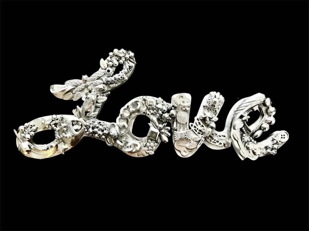Intricate Silver Love