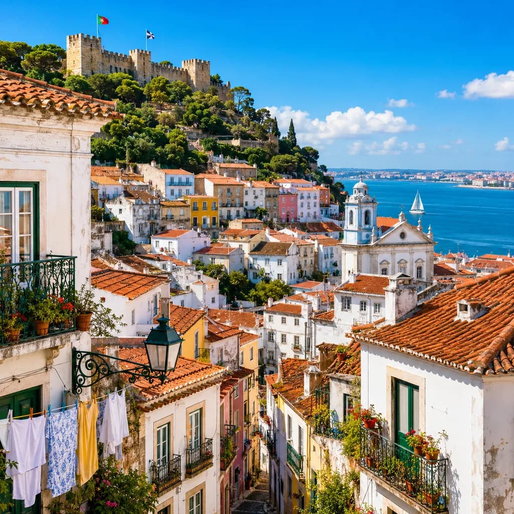 Lisbon Rooftops Vista