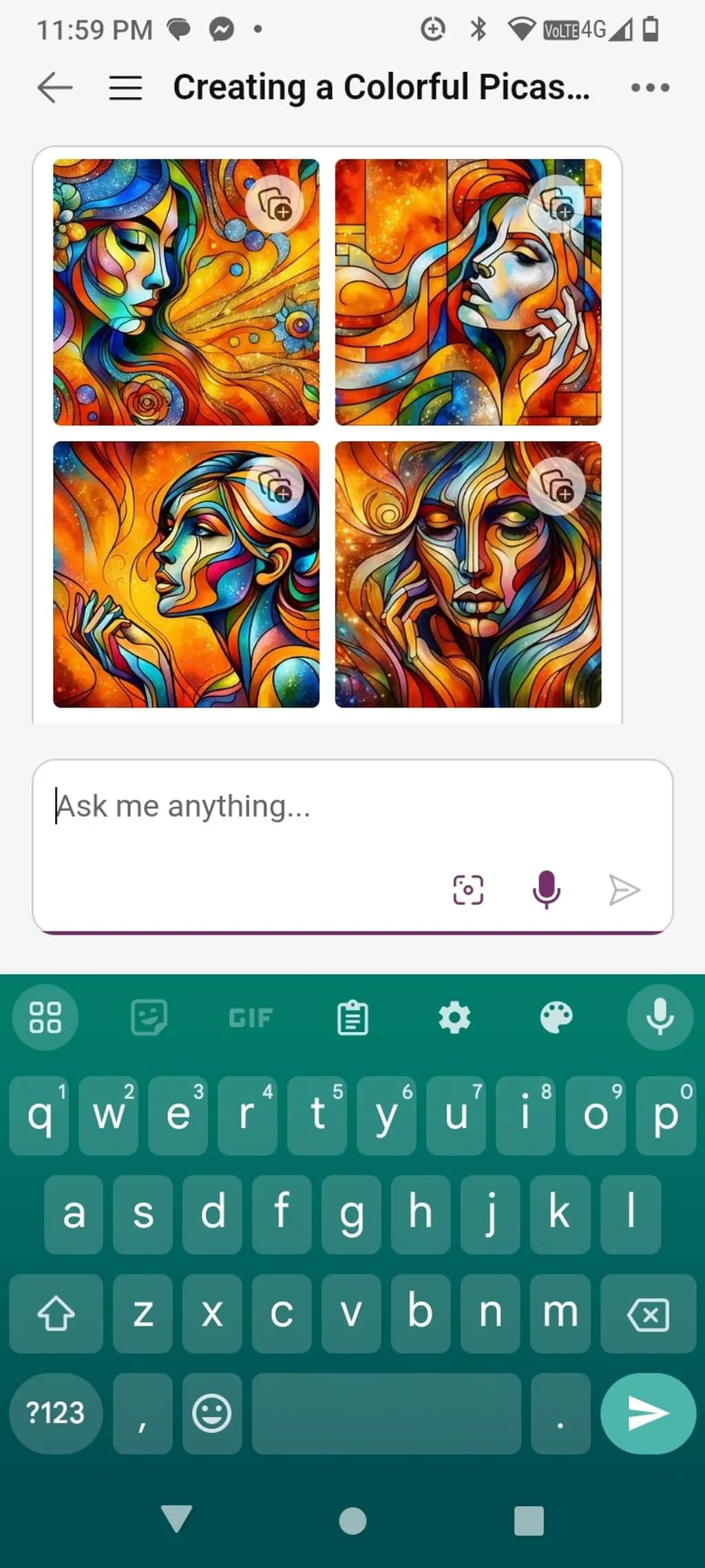 Color Spectrum Faces