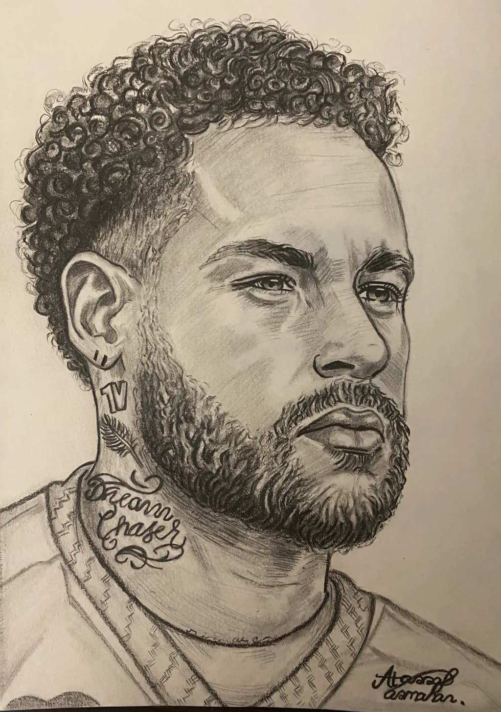 Curly Beard Portrait