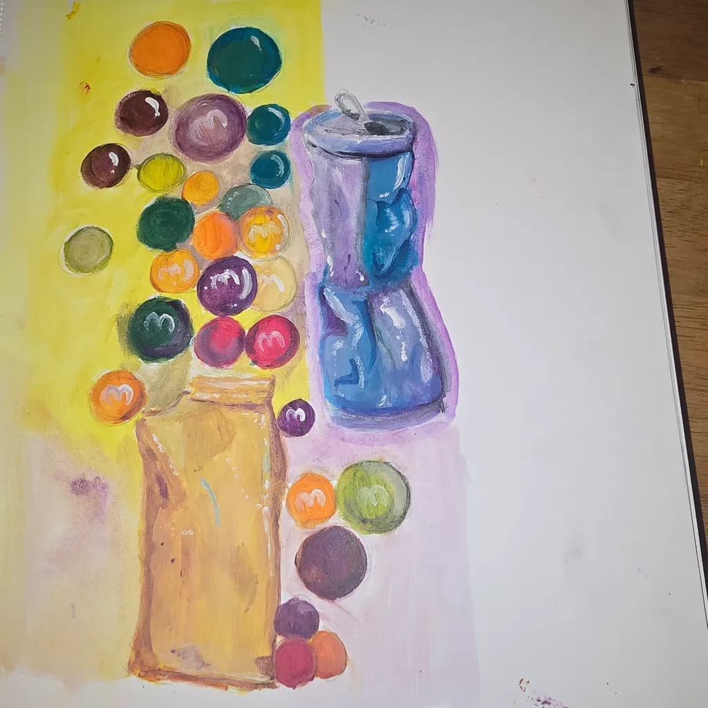 Colorful Candy Cascade