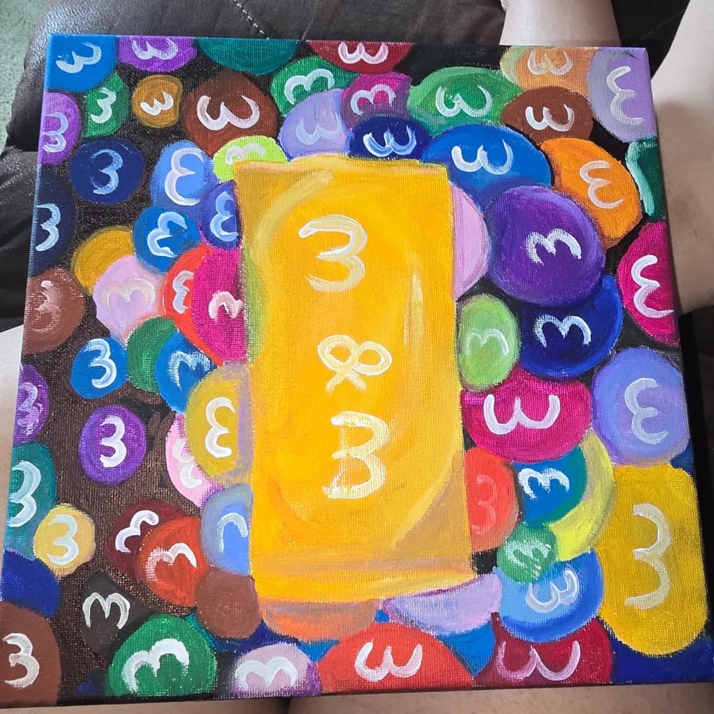 Colorful Numeric Composition