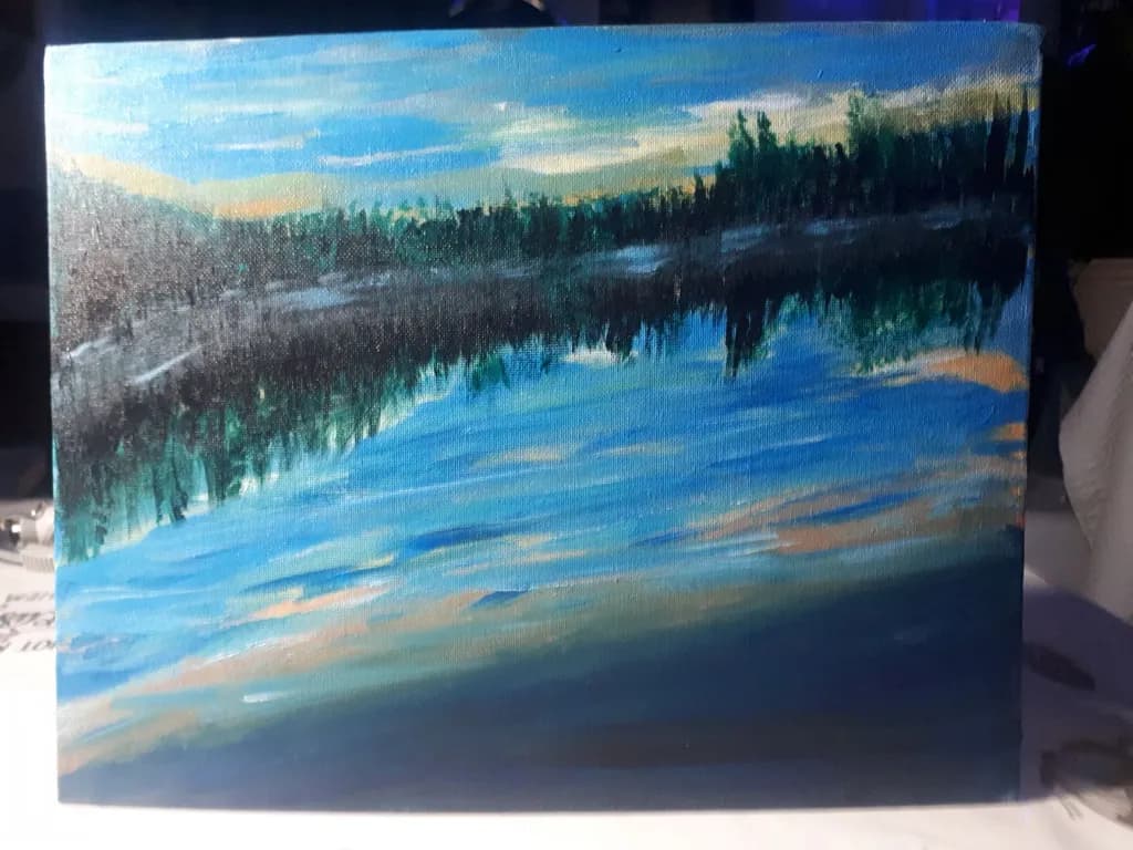 Reflected Forest Lake